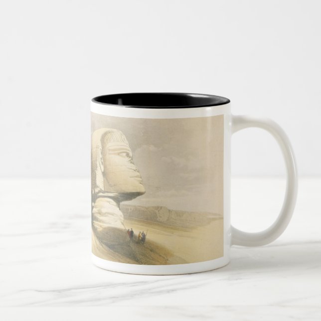 The Great Sphinx and the Pyramids of Giza, from "E Two-Tone Coffee Mug (Right)
