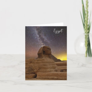 The Great Sphinx Of Giza Holiday Card