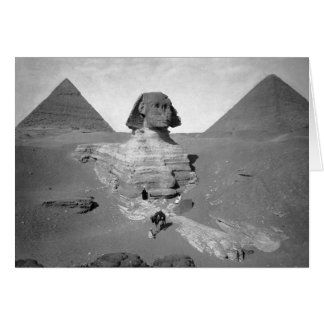 The Great Sphinx & Pyramids, 1878