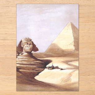 The Great Sphinx, Pyramids of Giza Acrylic Invitations