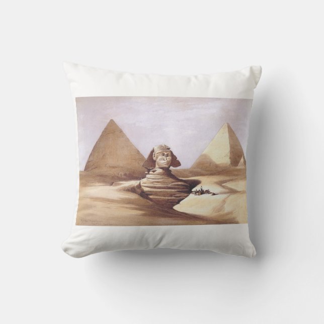 The Great Sphinx, Pyramids of Giza Cushion (Front)