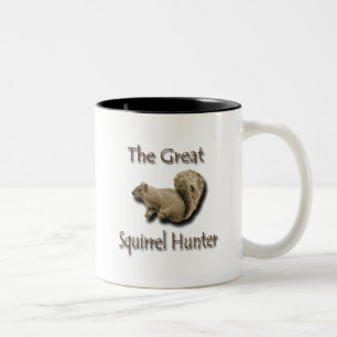 The Great Squirrel Hunter brown Two-Tone Coffee Mug