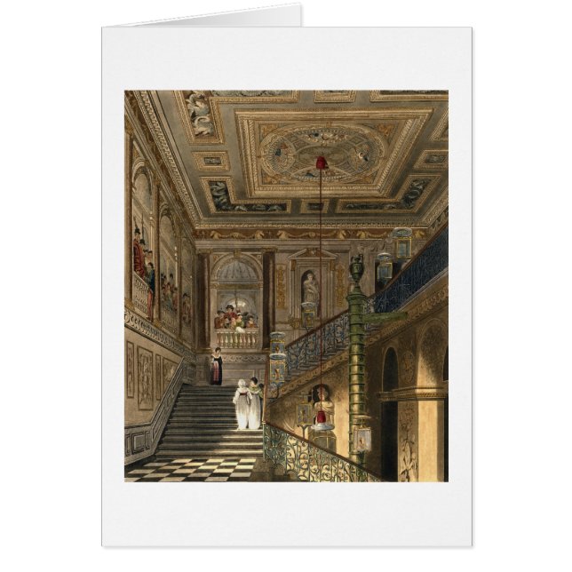 The Great Staircase at Kensington Palace From Pyne (Front)