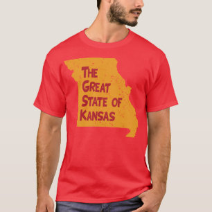 The Great State Of Kansas City Chiefs 2 T-Shirt