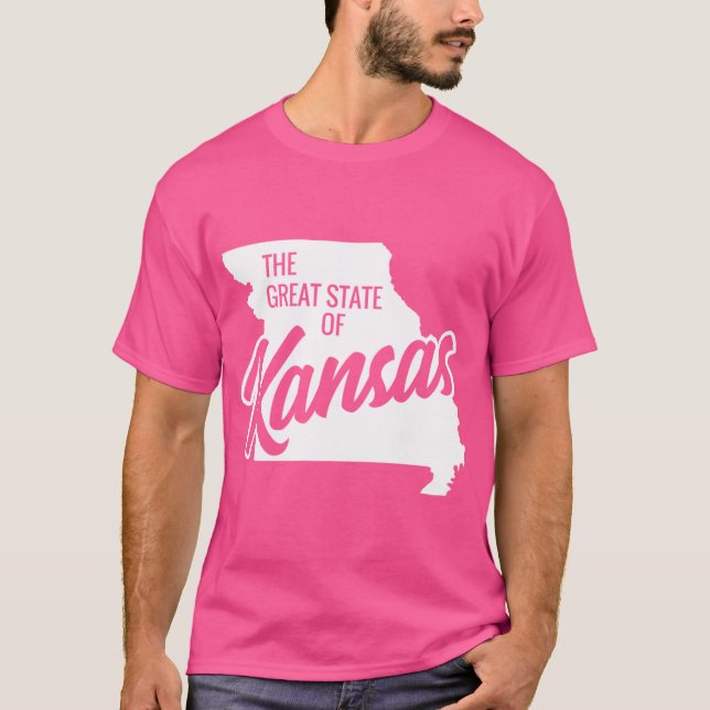 The Great State of Kansas Scoop T-Shirt (Front)