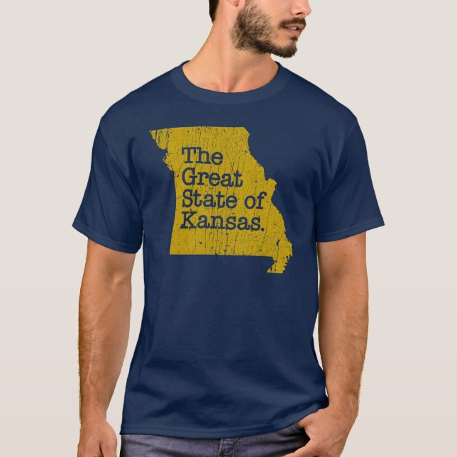 The Great State of Kansas T-Shirt (Front)
