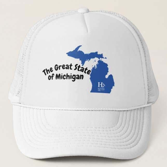The Great State of Michigan Trucker Hat (Front)