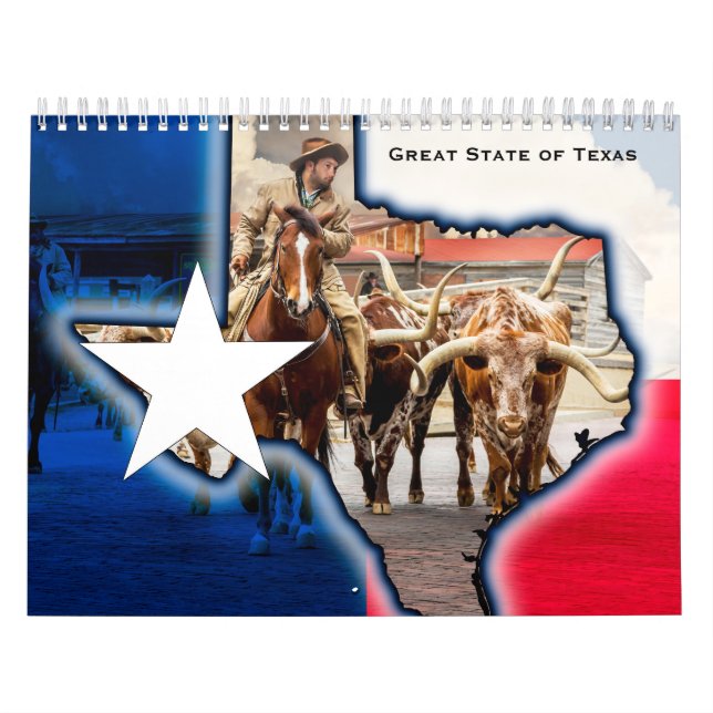 The Great State of Texas Calendar (Cover)