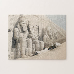 The Great Temple of Aboo Simbel by David Roberts Jigsaw Puzzle