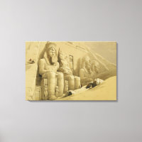 The Great Temple of Abu Simbel, Nubia, from "Egypt