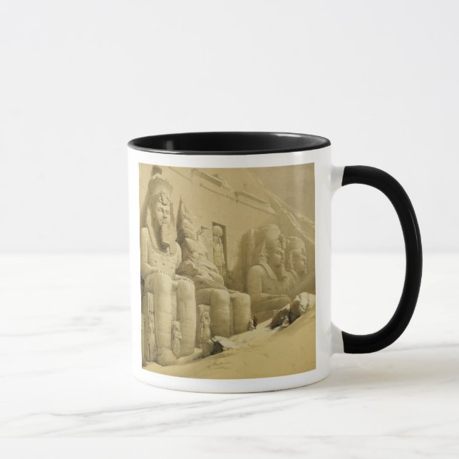 The Great Temple of Abu Simbel, Nubia, from "Egypt Mug (Right)