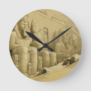The Great Temple of Abu Simbel, Nubia, from "Egypt Round Clock