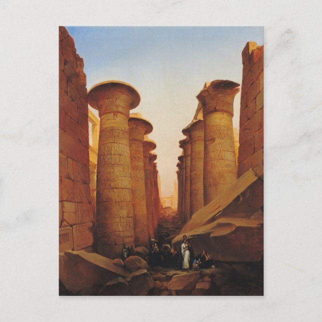 The Great Temple of Amun at Karnak Postcard (Front)