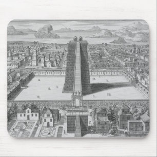 The Great Temple of Vitsliputsli in Mexico City, i Mouse Mat