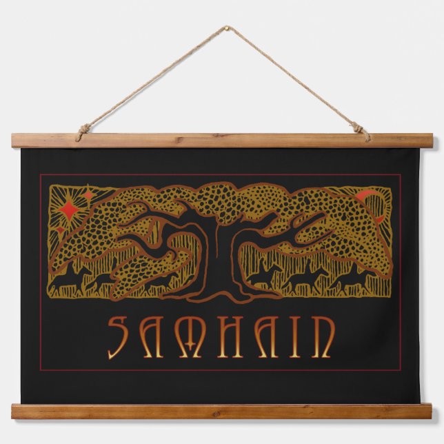 The Great Tree Samhain Hanging Tapestry (Front)