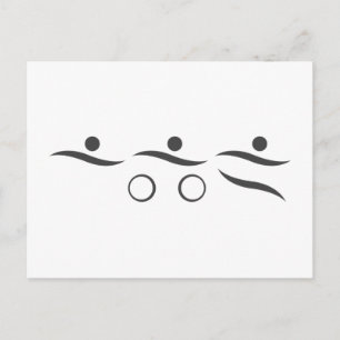The great Triathlon gift for your friend or family Postcard