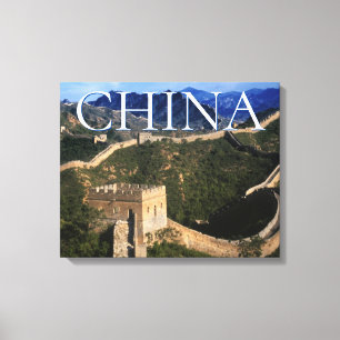 The Great Wall Jinshanling, China Canvas Print