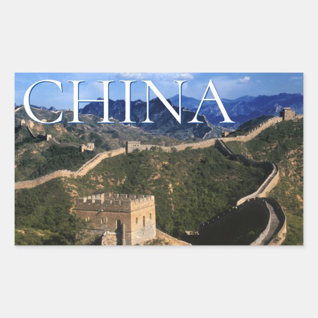 The Great Wall | Jinshanling, China Rectangular Sticker (Front)