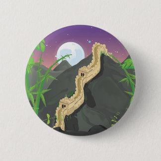 The Great Wall of China 6 Cm Round Badge