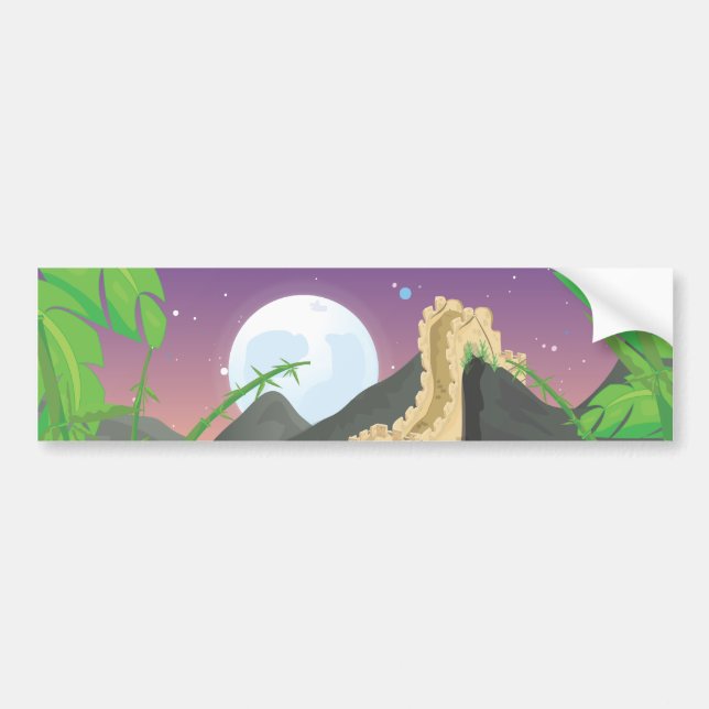 The Great Wall of China Bumper Sticker (Front)