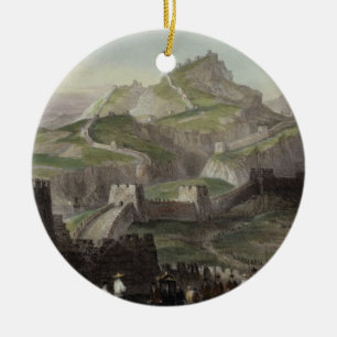 The Great Wall of China, from 'China in a Series o Ceramic Tree Decoration