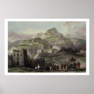 The Great Wall of China, from 'China in a Series o Poster