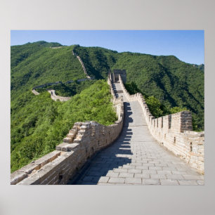 The Great Wall of China in Beijing, China Poster