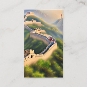 The Great Wall of China is one of the most iconic  Calling Card