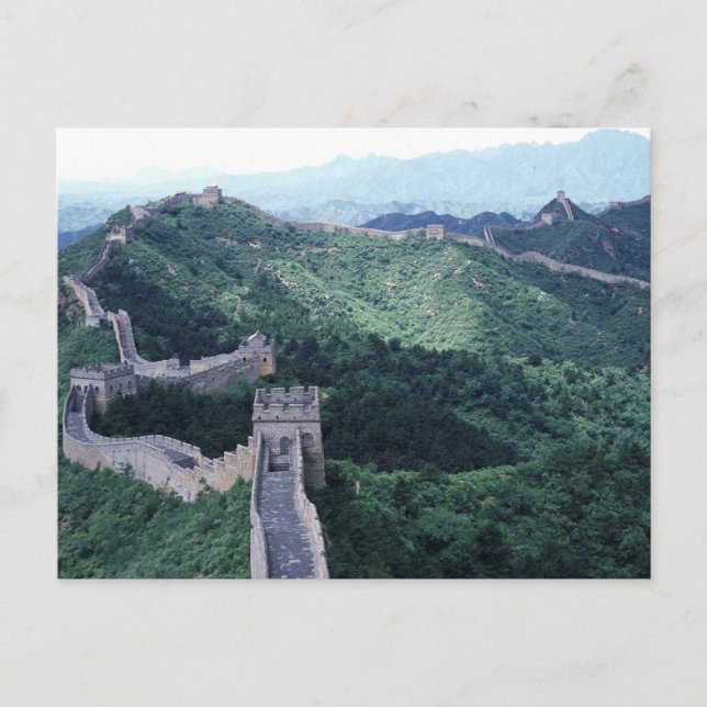 The Great Wall of China near Beijing Postcard (Front)