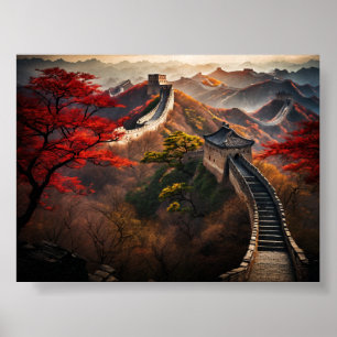 The great wall of China  Poster