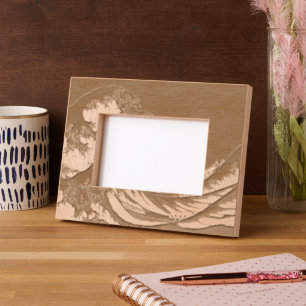The Great Wave at Kanagawa Etched Frames