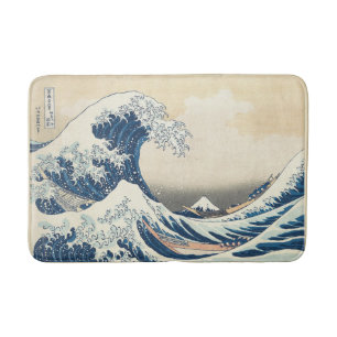 The Great Wave Bath Mat