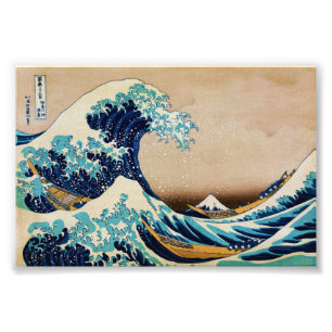 The Great Wave by Hokusai Japanese Photo Prints