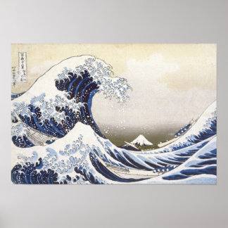 The Great Wave by Hokusai Poster