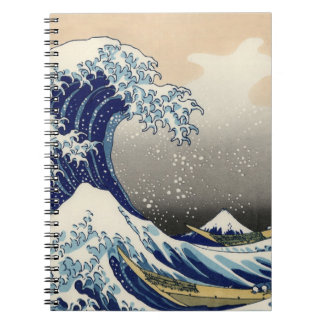 "The Great Wave" copy of Hokusai's original c.1930 Notebook