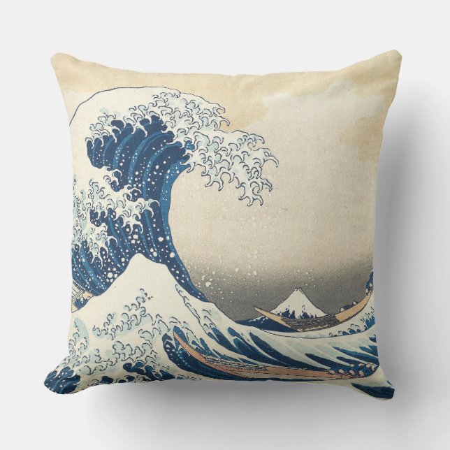 The Great Wave Cushion (Front)