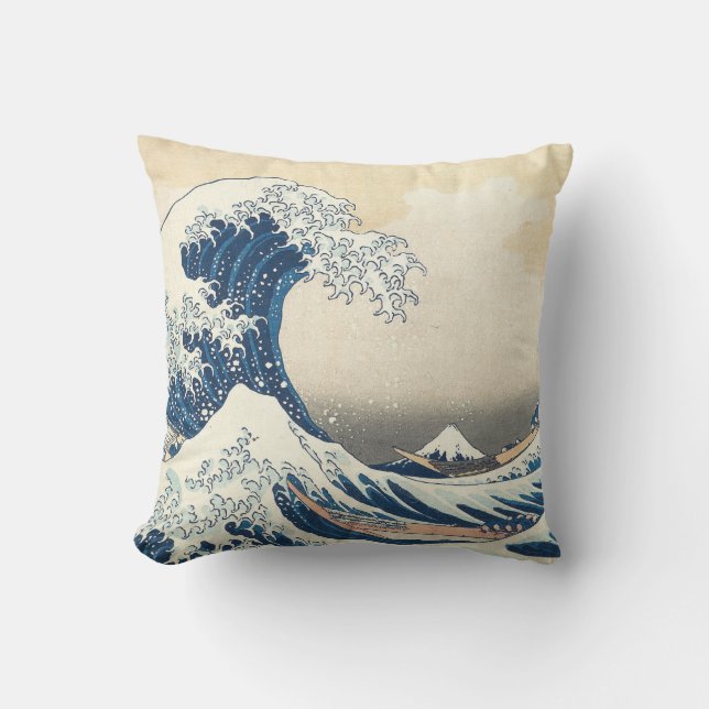 The Great Wave Cushion (Front)