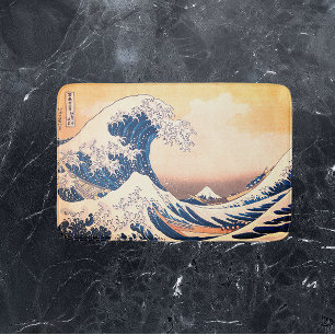 The Great Wave  - Japanese  art  Bath Mat