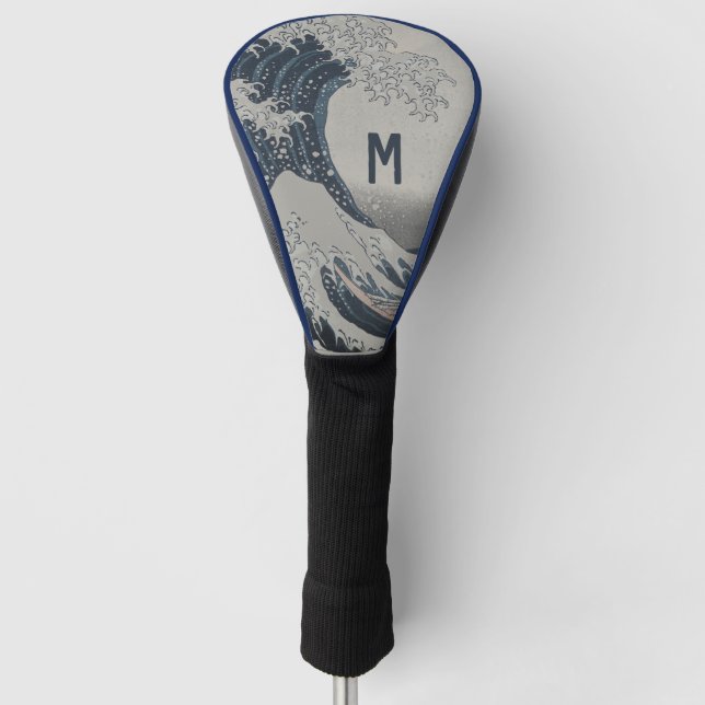 The Great Wave - Japanese art Golf Head Cover (Front)