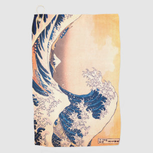 The Great Wave  - Japanese  art Golf Towel