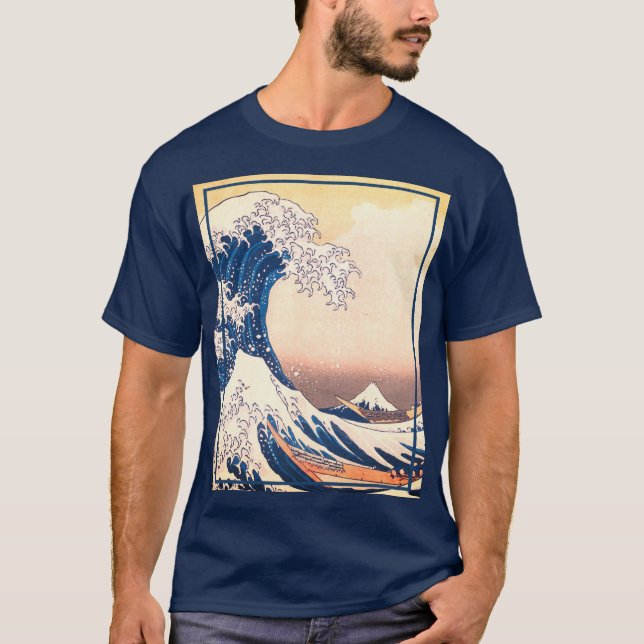 The Great Wave  - Japanese  art T-Shirt (Front)