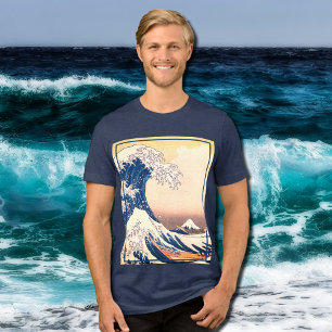 The Great Wave  - Japanese  art Tri-Blend Shirt