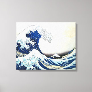 "The Great Wave" Japanese Painting by Hokusai Canvas Print