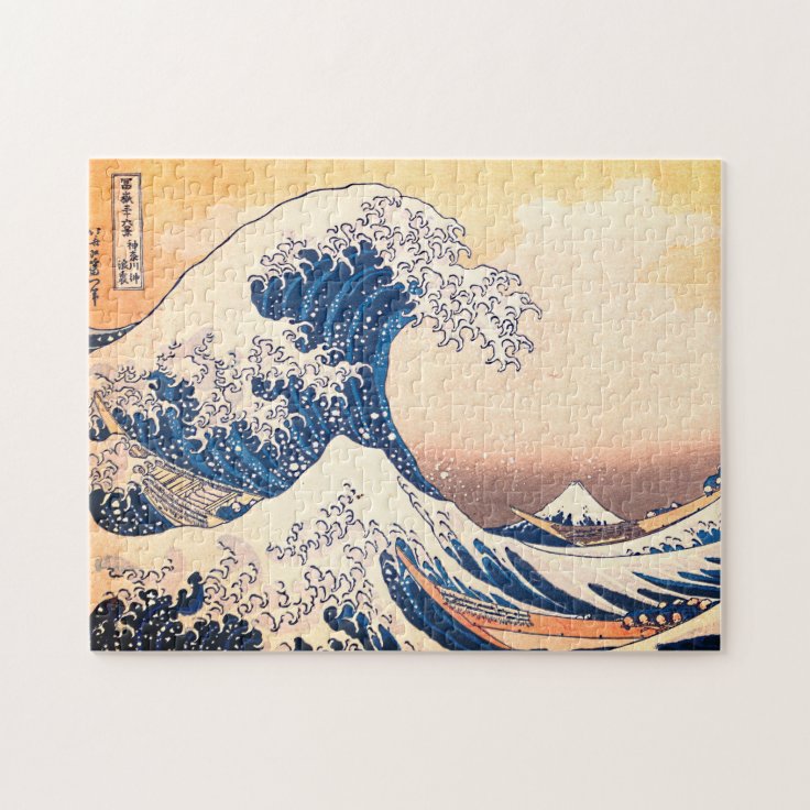 The Great Wave Jigsaw Puzzle Zazzle