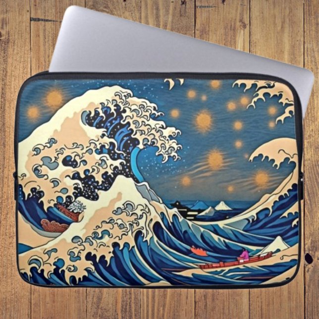 The Great Wave Laptop Sleeve (Creator Uploaded)