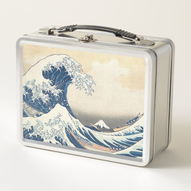 The Great Wave Metal Lunch Box (Front)
