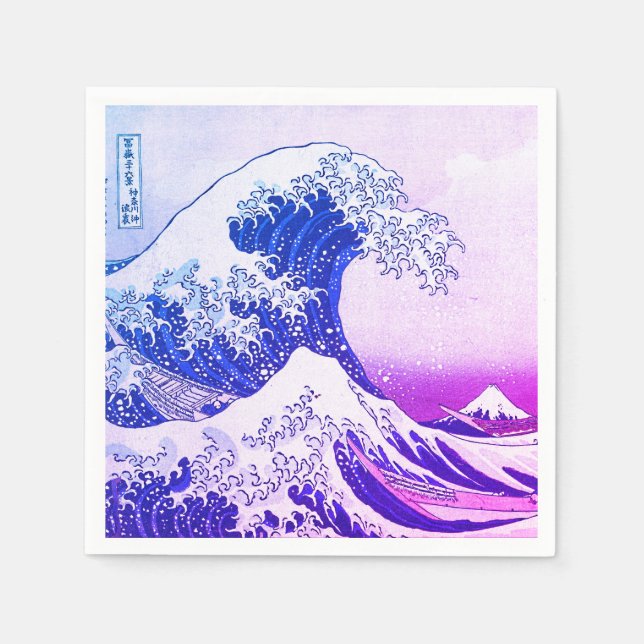 The Great Wave Napkin (Front)