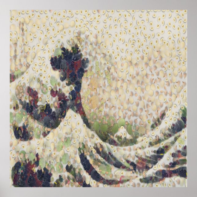 The Great Wave Of Honeydew Melon Fine Art Spoof Poster (Front)