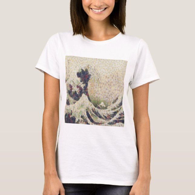 The Great Wave Of Honeydew Melon Fine Art Spoof T-Shirt (Front)