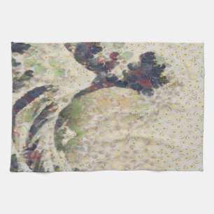 The Great Wave Of Honeydew Melon Fine Art Spoof Tea Towel